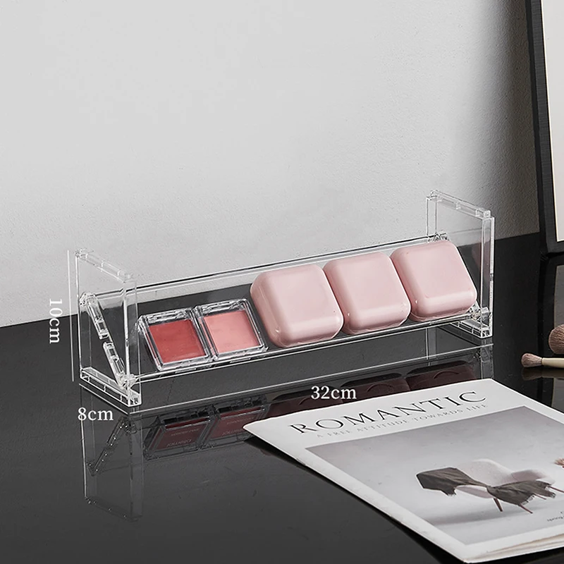 

Прозрачный 3-слойный акриловый органайзер для косметики