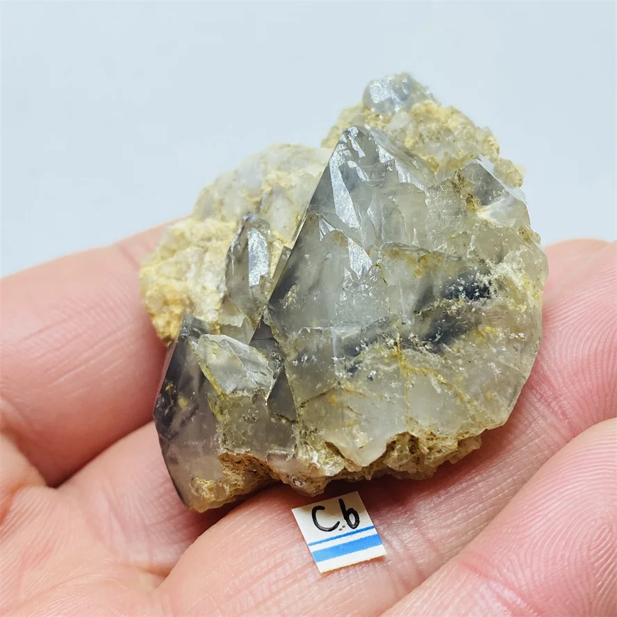 Натуральный замок из кристаллов Herkimer Diamond