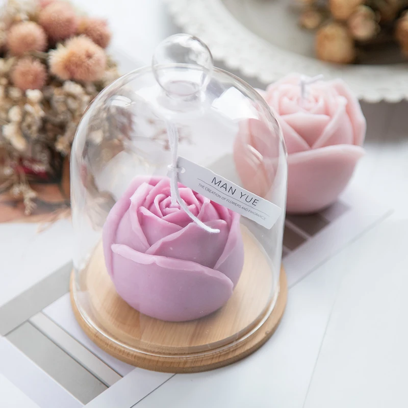 

MYUE Rose Bud Mold Silicone Food Grade Mold DIY Handmade Mold Modeling Aromatherapy Candle Plaster Home Decoration