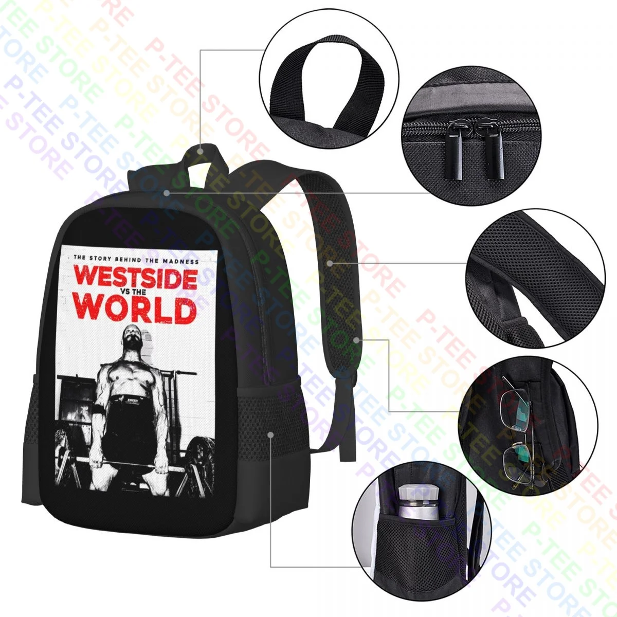 Рюкзак Westside Vs The World Barbell Louie simмонс powerlifting вместительная спортивная сумка для