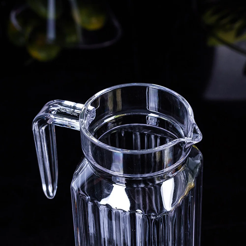 

Acrylic Drink Tie Pot 8.5*24cm Clear Easy To Carry Fridge GLASS BOTTLE Juice Jug Kitchen PC Save Space Brand New