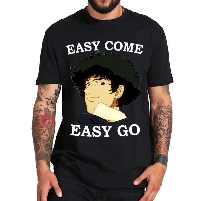 

Cowboy Bebop T-Shirts Anime Manga Print Streetwear Men Women Casual O-Neck T Shirt 100% Cotton Oversized Harajuku Male Tees Tops