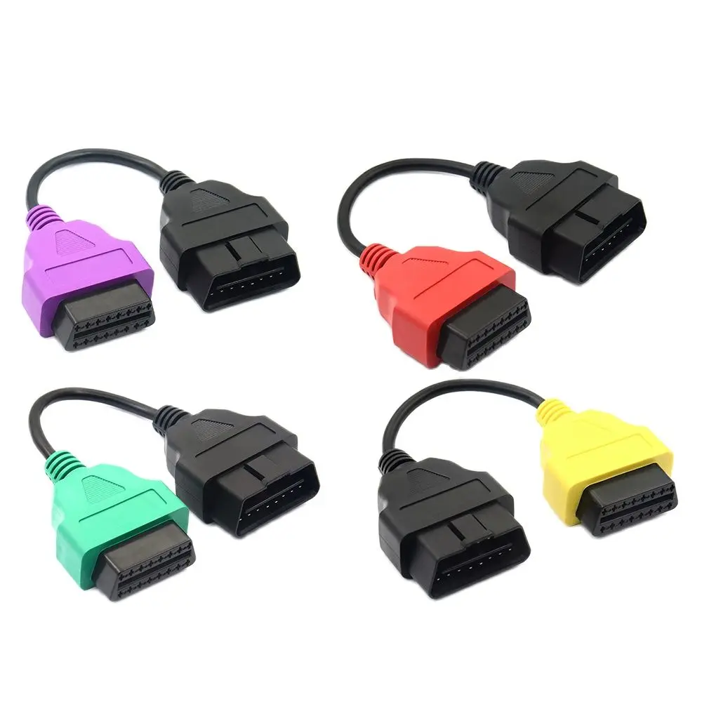 4 шт./лот высокое качество диагностический кабель с разъемом fiatecuscan OBD2 для Fiat