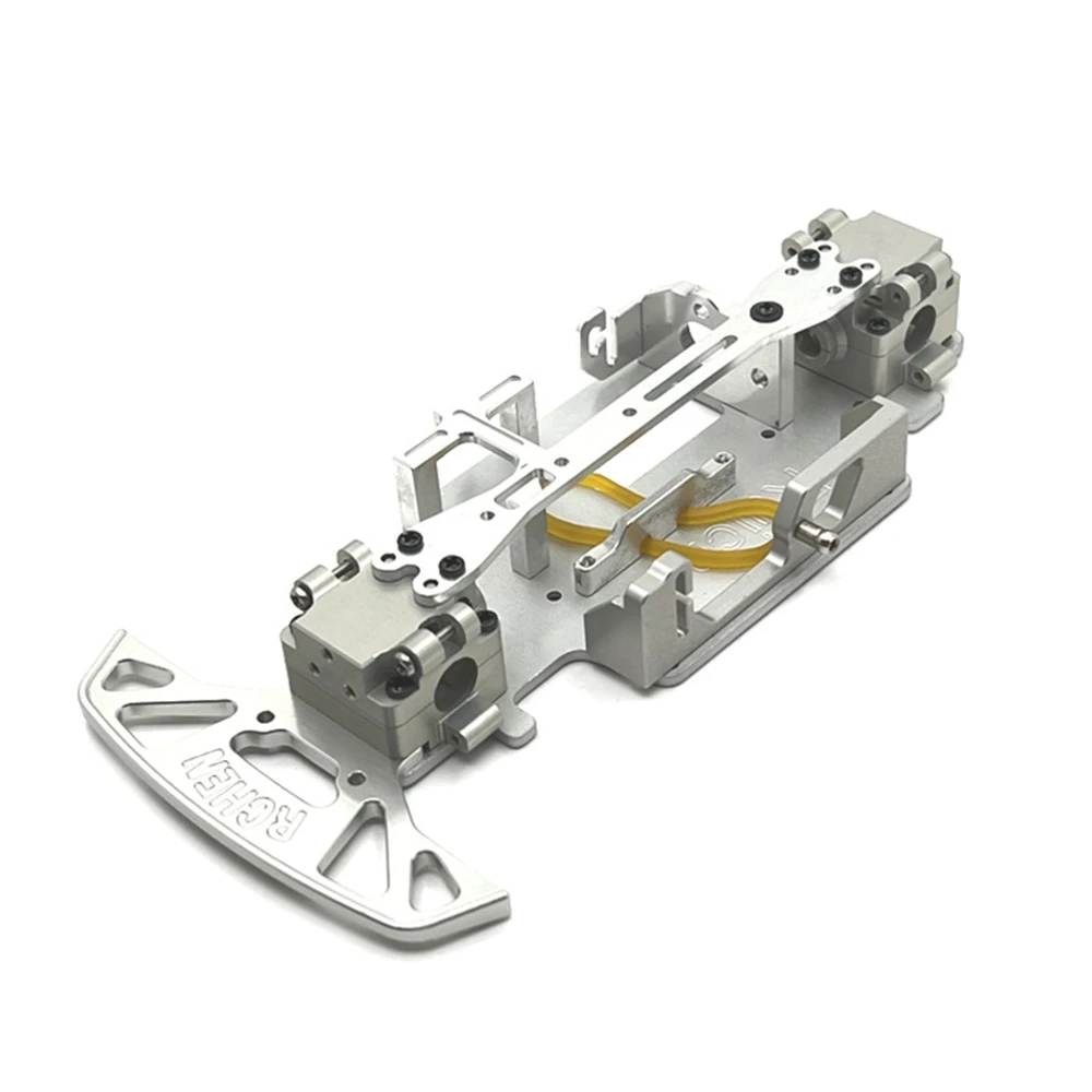 

Metal Chassis Gearbox Housing Front Bumper Set for Wltoys 284131 K969 K979 K989 P929 1/28 RC Car Upgrade Parts,Silver