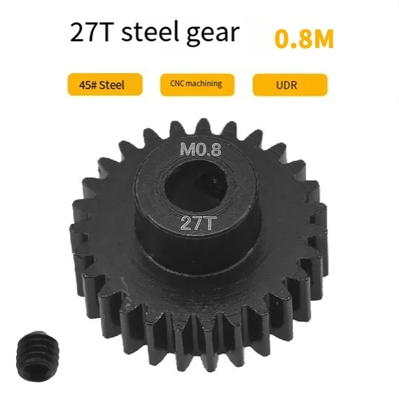 Для TRXS UDR задняя прямая ось короткая карта 32P M0.8 27T 5 мм стальной мотор-редуктор
