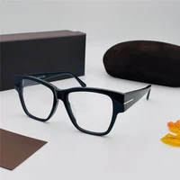 optical eyeglasses for men women retro 5745 style anti blue glasses light lens plate full frame with box