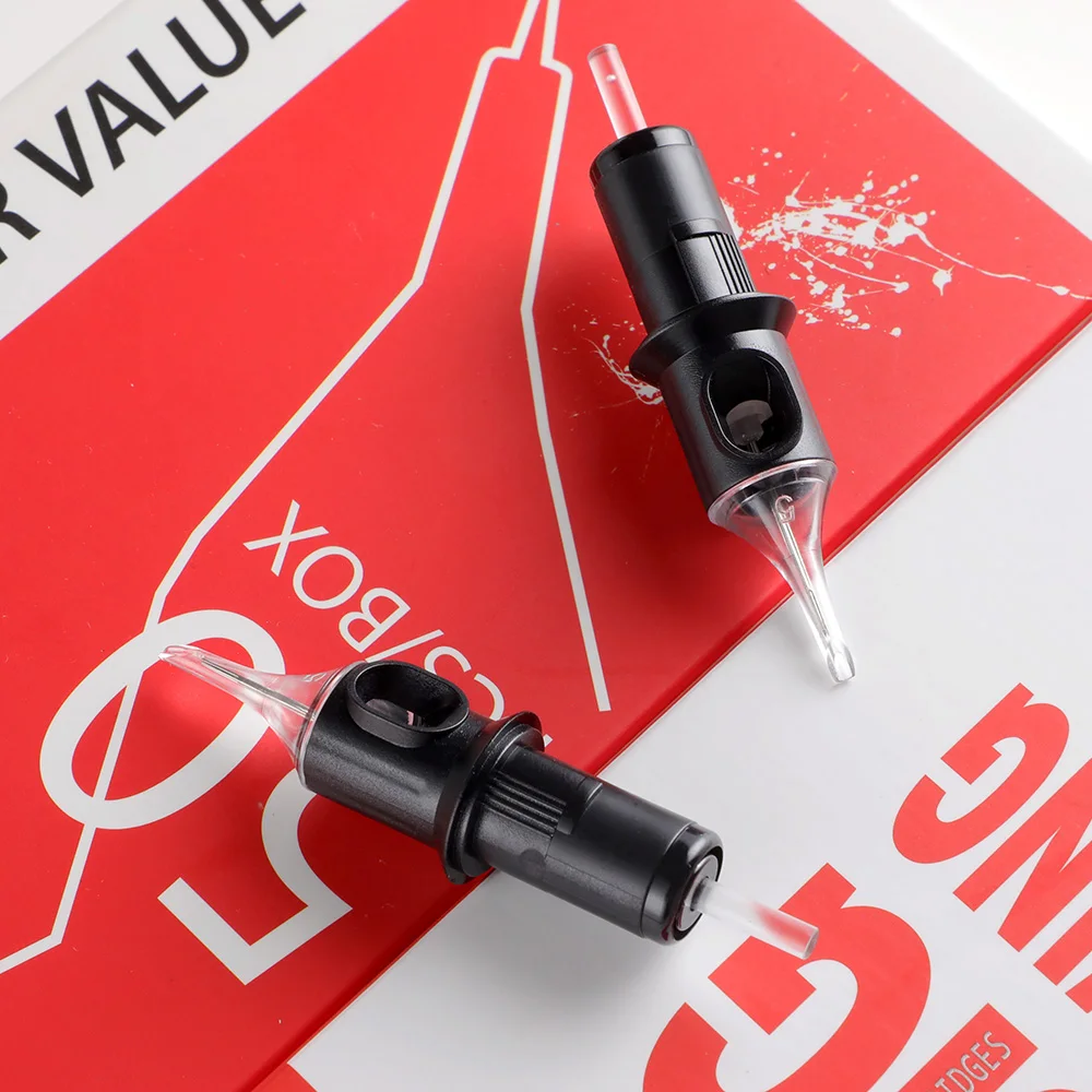 20 шт. одноразовые черные иглы для татуировок 0 30/0 35 мм