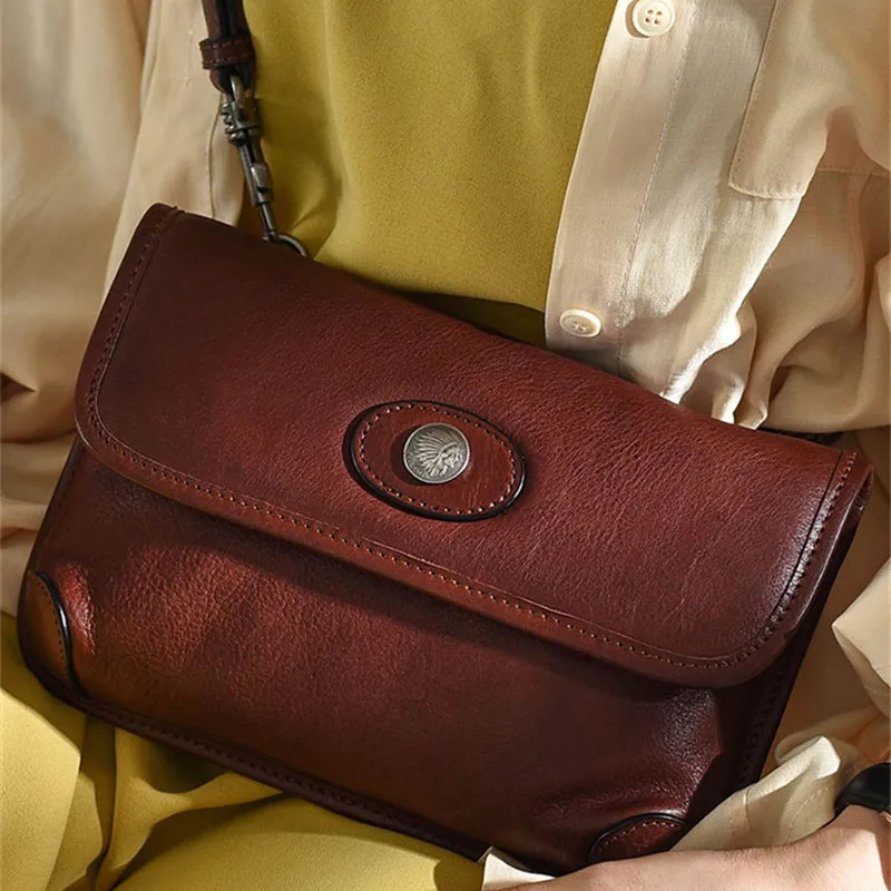 

Модная дизайнерская роскошная женская маленькая сумка через плечо из натуральной воловьей кожи, повседневная женская ежедневная Сумка на плечо