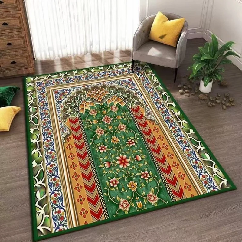 

Prayer Mats Muslim for Praying Men Women and Kids Soft Praying Carpet Home Non-slip Worship Floor Rugs