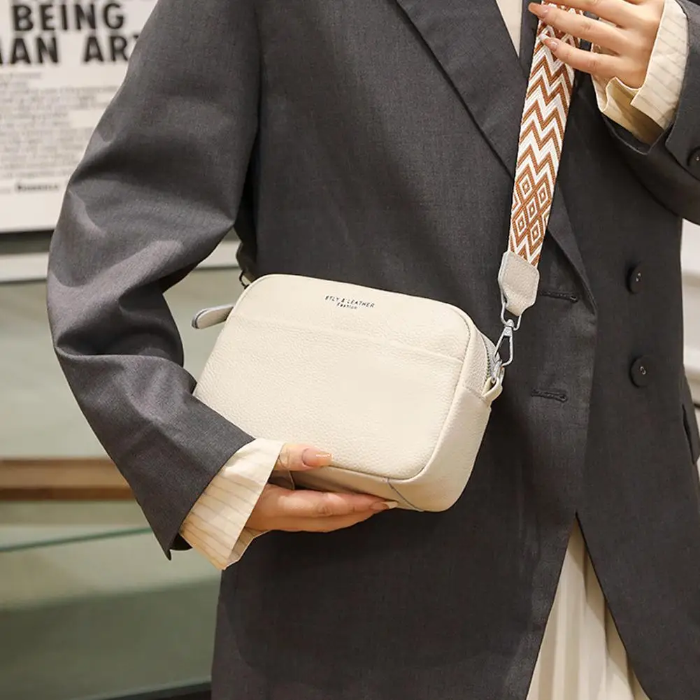 

Женская сумка через плечо из натуральной кожи, однотонная сумка из воловьей кожи, роскошная женская сумка-мессенджер, цвет X5W3, 2023