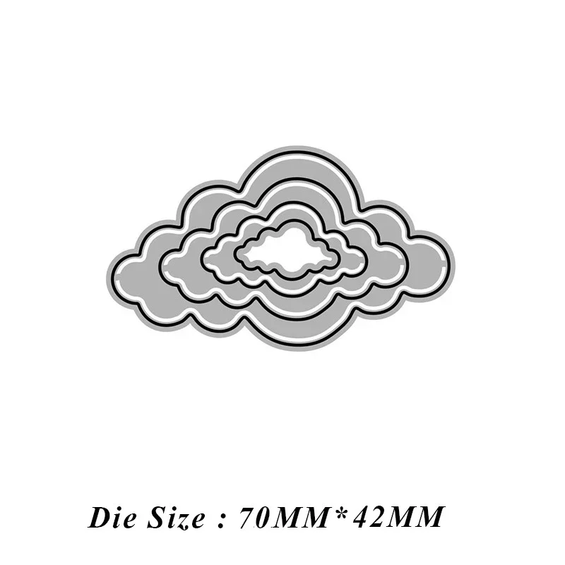 Вложенные многослойные геометрические штампы для резки металла