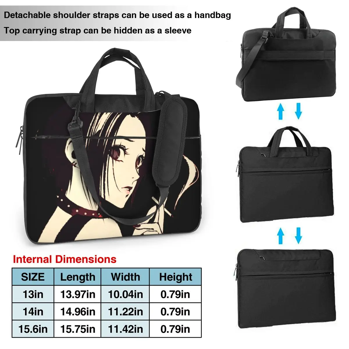 Сумка для ноутбука защитный чехол в японском стиле аниме Nana Osaki Macbook Pro Lenovo 13 14 15