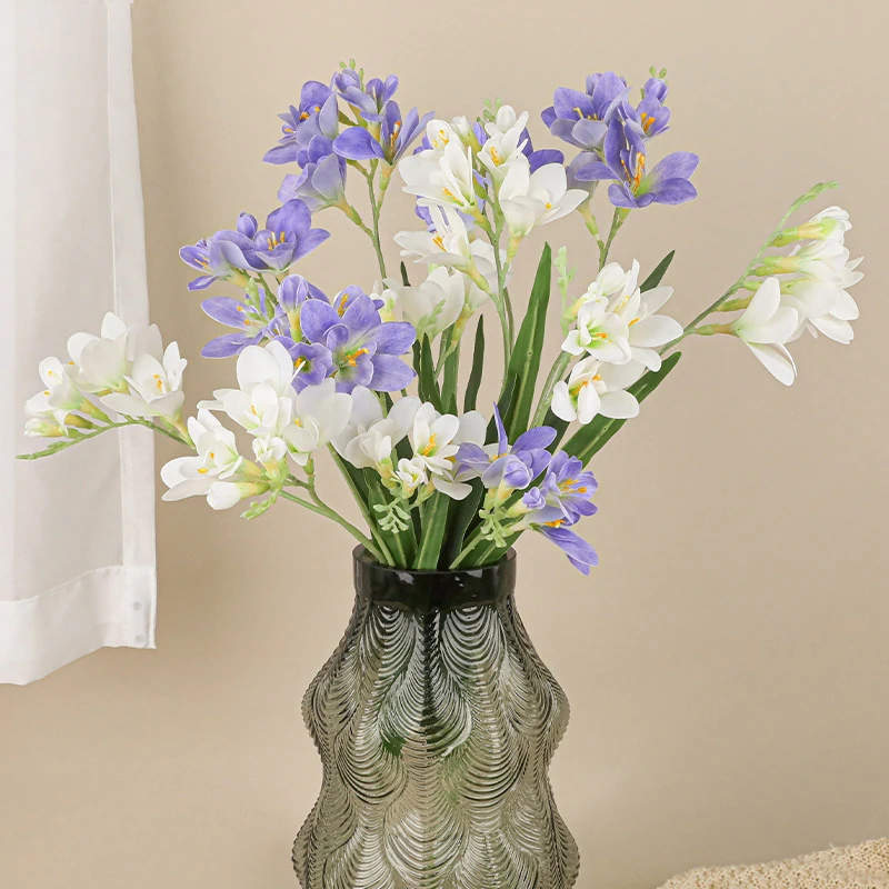 

Искусственный цветок, одноветочный, 2-вилочный, Canglan, искусственный цветок с листьями, удобный цветок, свадебная домашняя Цветочная композиция