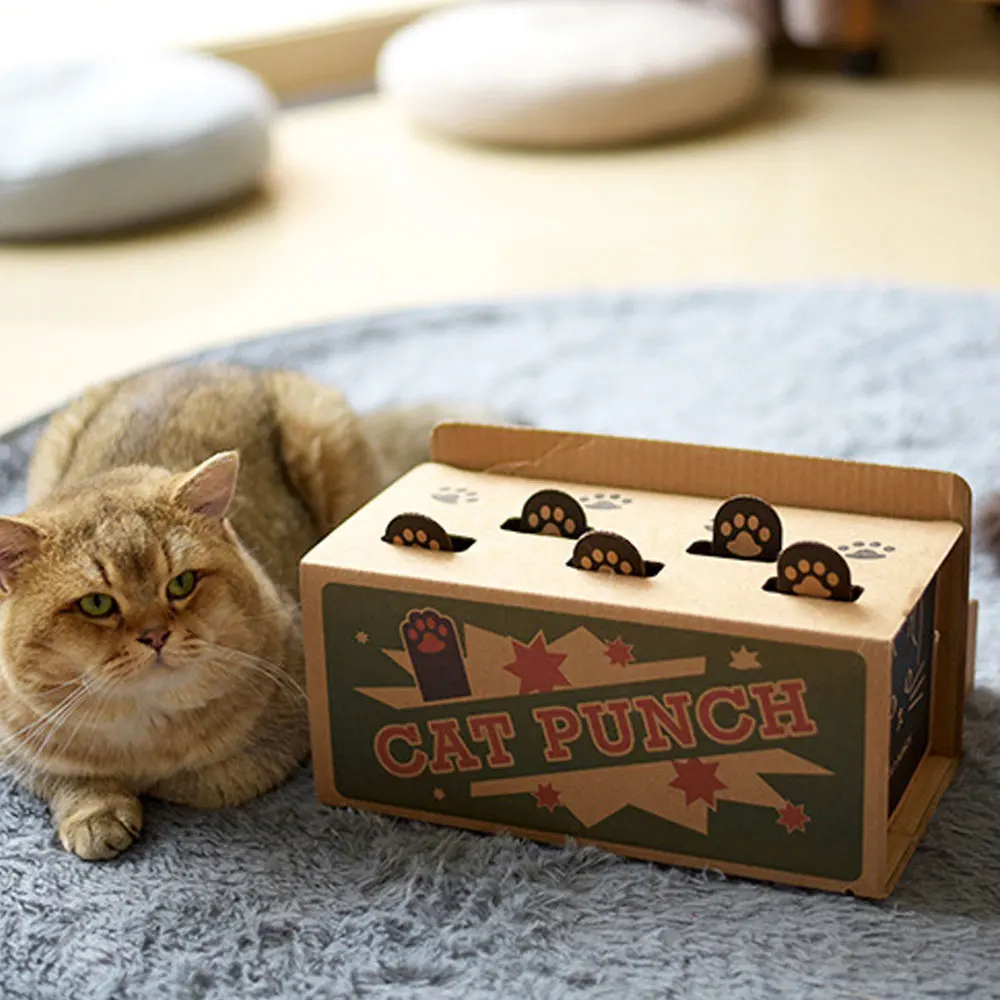 Гофрированные игрушки для кошек Gopher картонная коробка интерактивные товары