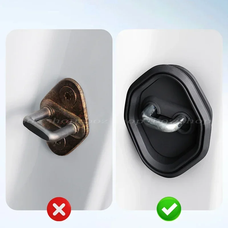 For Xiaomi Su7 Car Door Lock Cover Cushion Protection All-inclusive Rustproof Accessory Supplies Refit Parts Accessories