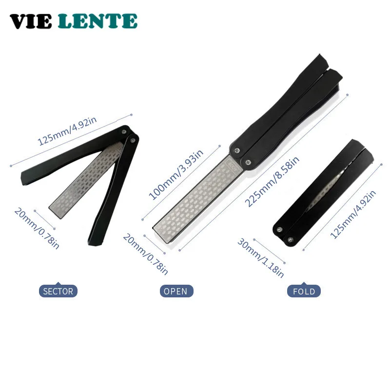 Двусторонний Точильный Камень Из Карбида Вольфрама Для Кемпинга Инструмент