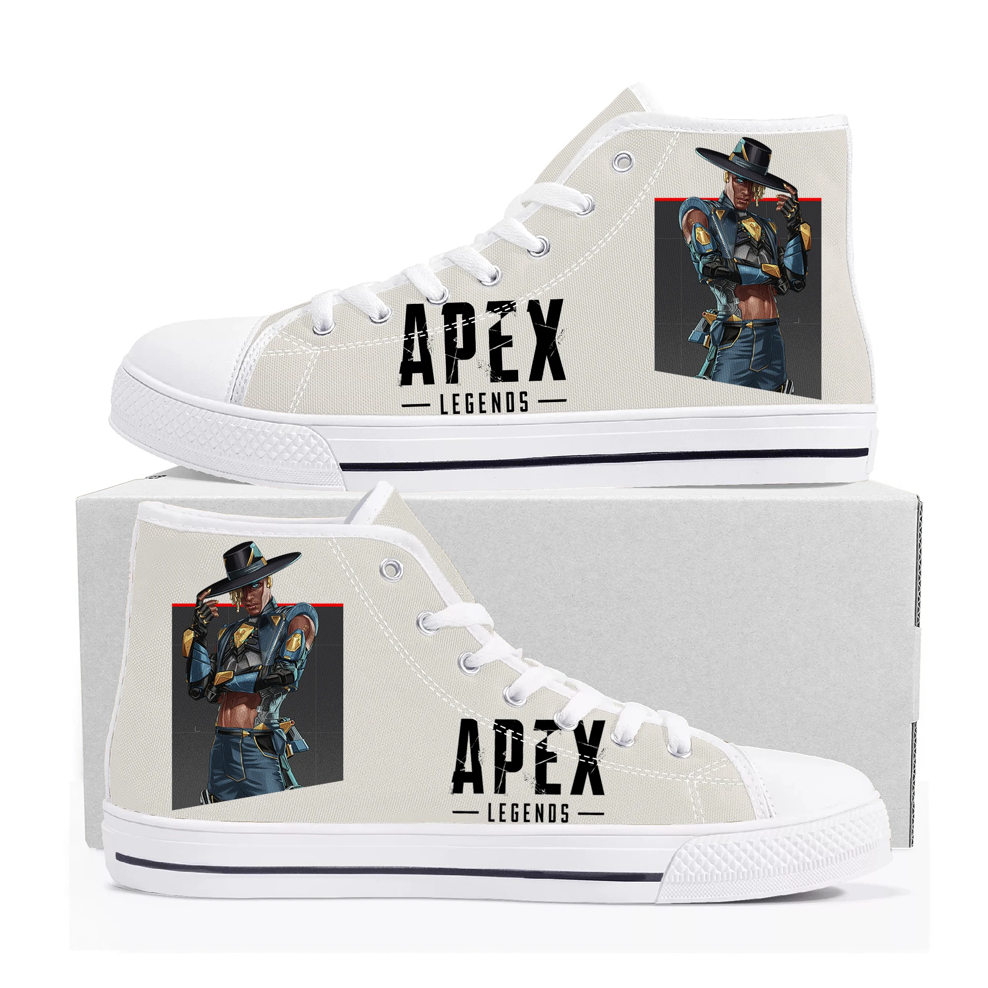 

Apex Legends Seer High Top Sneakers Hot Cartoon Game Mens Womens Teenager High Quality Canvas Shoes Casual Tailor Made Sneaker