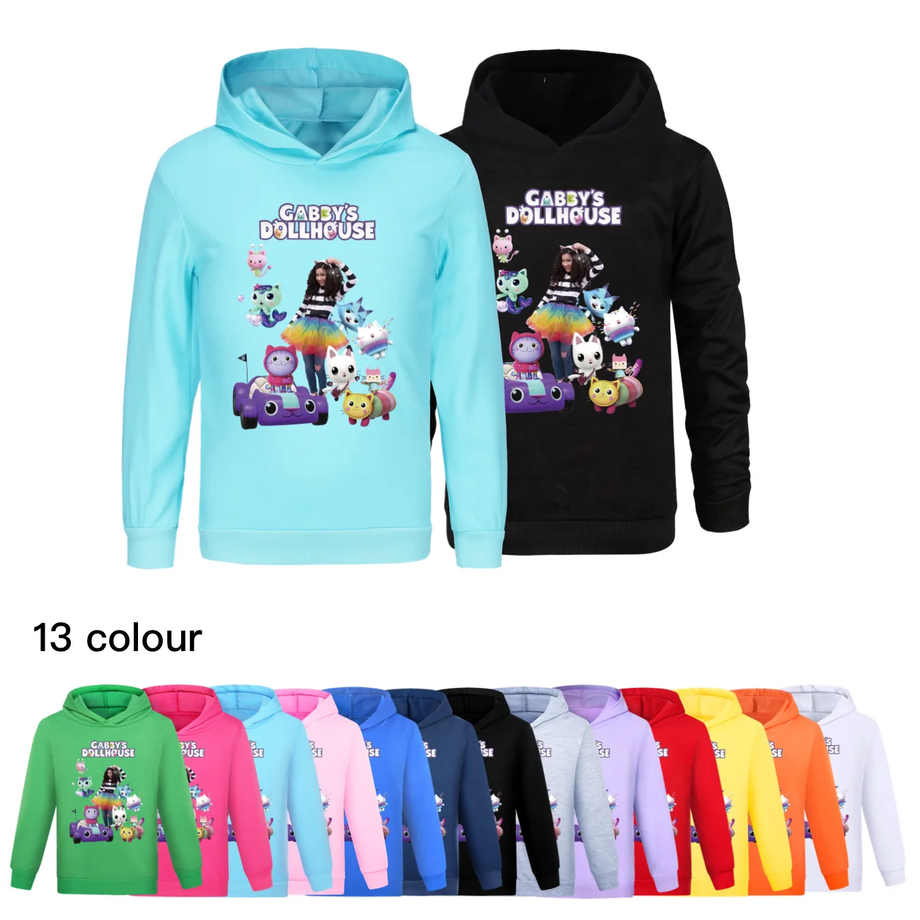 Толстовка GABBY DOOLHOUSE детский модный удобный свитер одежда для маленьких девочек Gaby