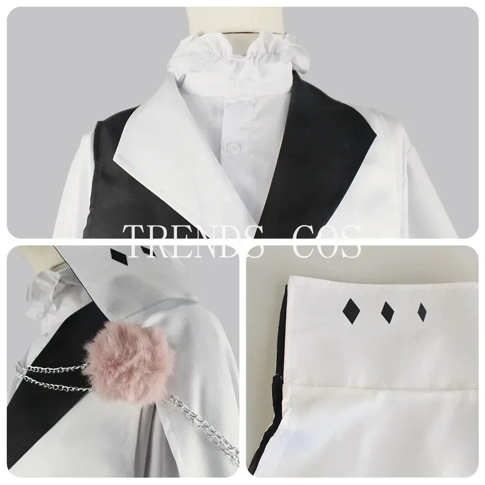 Комплект Костюмов Для Косплея Nikolai Аниме Боди Псы С Маской Париком И Перчатками