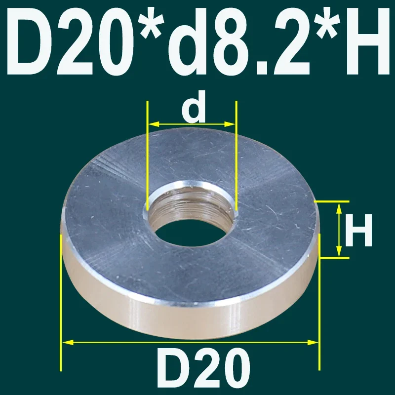 

Bush washers with diameters of 20/22MM flat washers for M6 M8 M10 M12 metal bushings, circular hollow unthreaded support washers