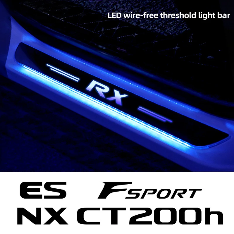 

Car Acrylic LED Welcome Pedal Plate Door Sill Pathway Light For Lexus NX IS FSPORT RX ES GX LX LS UX GS 260 300 350 RX350 ES300