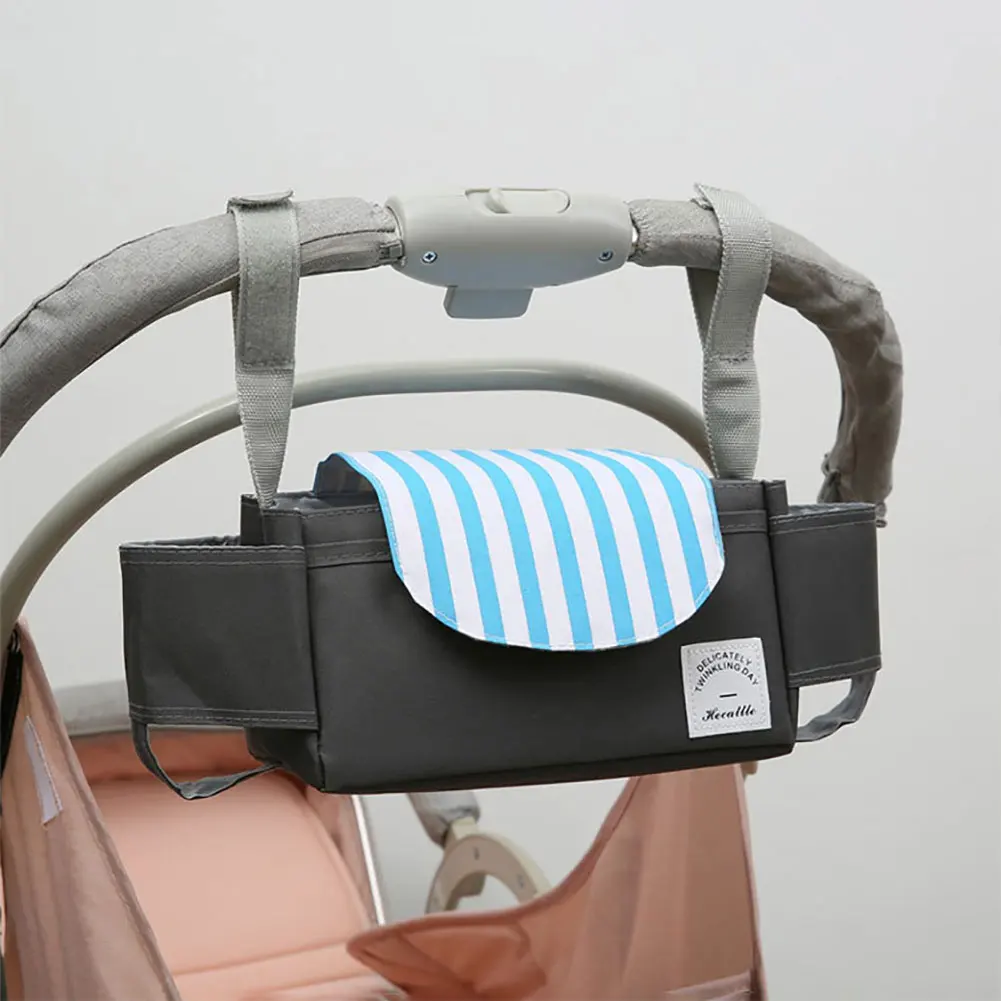 

Baby Stroller Bag Mommy Organizer Bags Nappy Diaper Carriage Buggy Pram Cart Basket Hook Stroller Accessories Women Shoulder Bag