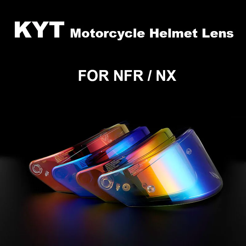 KYT-lente de protección para Casco de motocicleta, visera de cara completa para Capacete KYT NFR NX, parabrisas Original