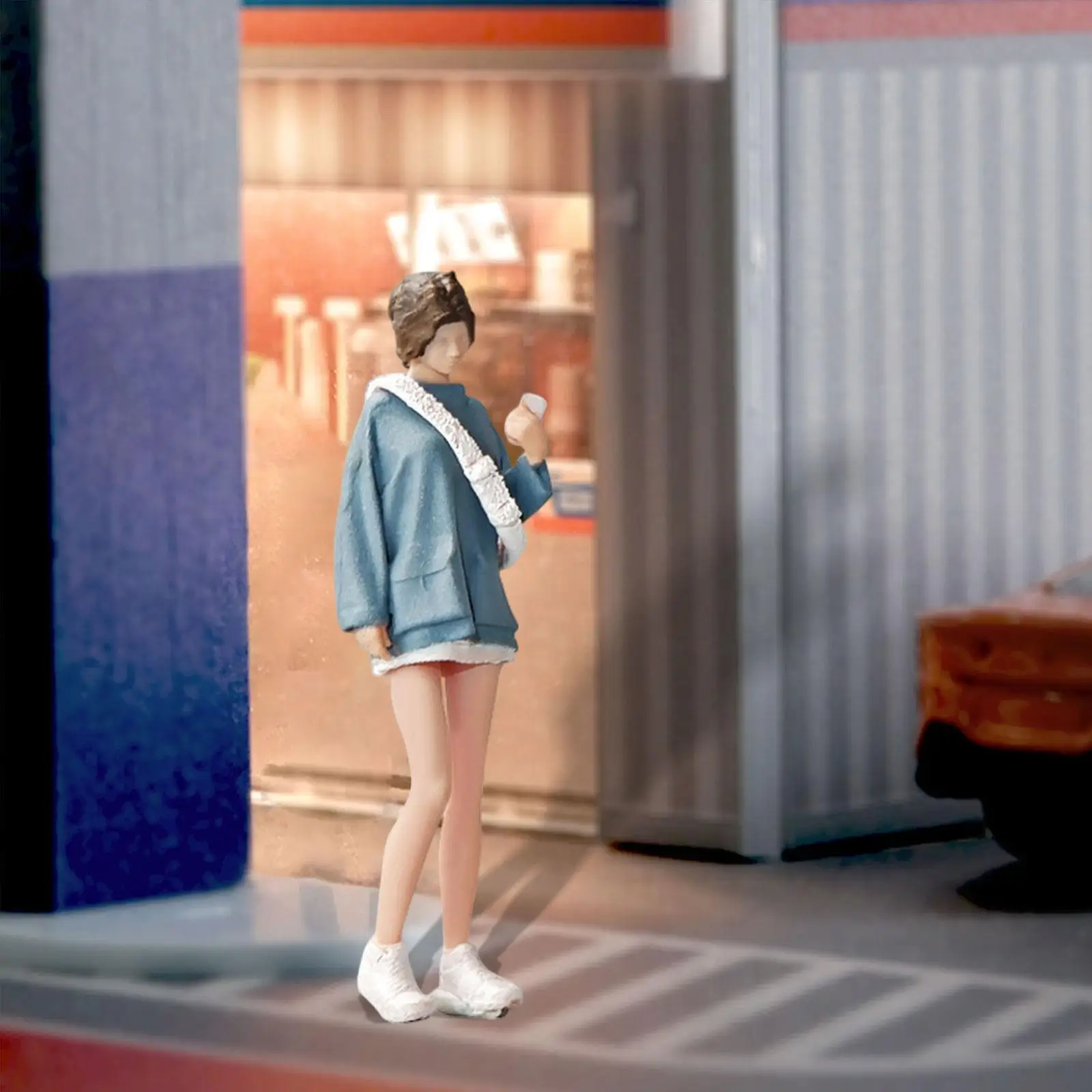 Модель для девочки в масштабе 1/64 модель миниатюрных людей макет поезда песочного