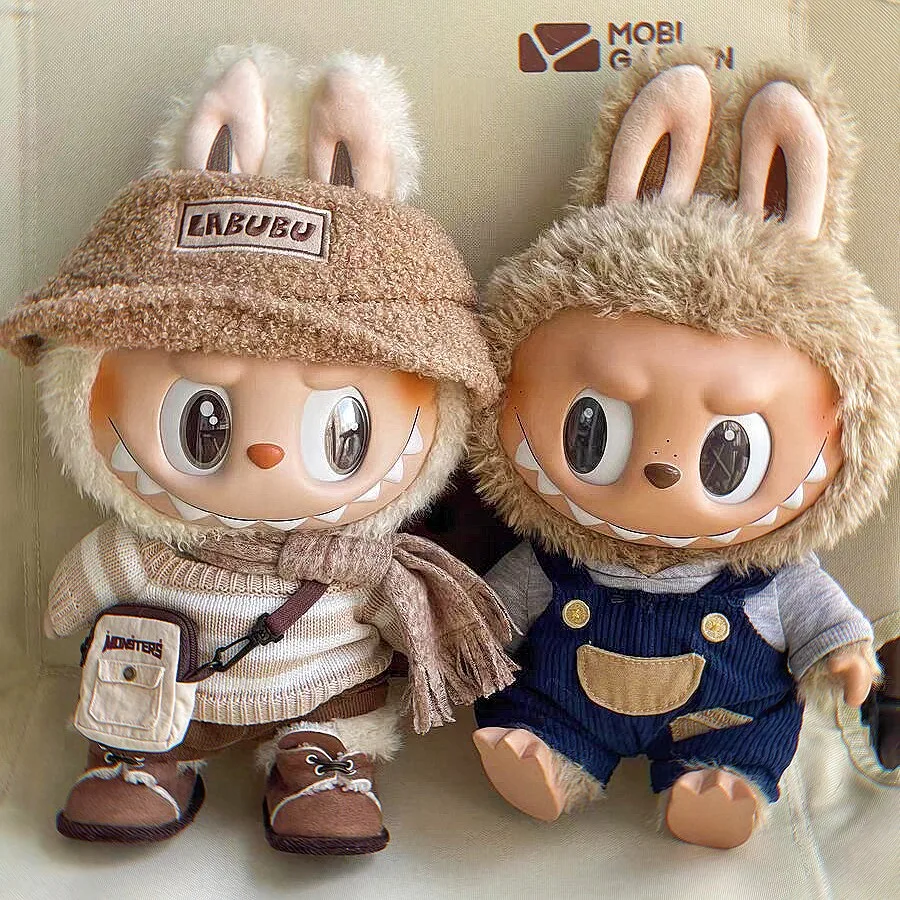 

The Monsters - Dress Be Latte Kawaii Labubu Enamel Plush Doll Soft Plush Kids Christmas Gifts Anime Figure
