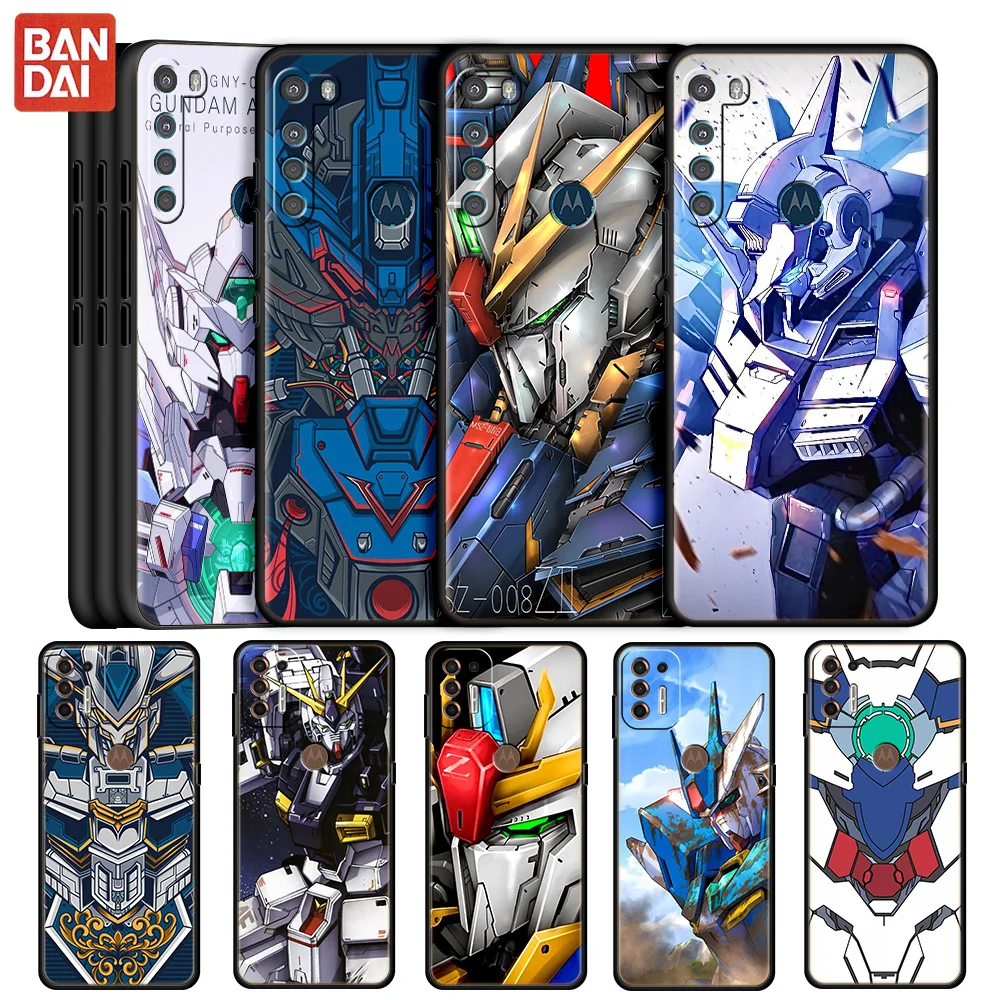 

Gundam Cool Anime Case For Motorola Moto G30 G50 G60 G8 G9 Power One Fusion Plus E6s Soft Phone Coque Fitted Matte Silicone Capa