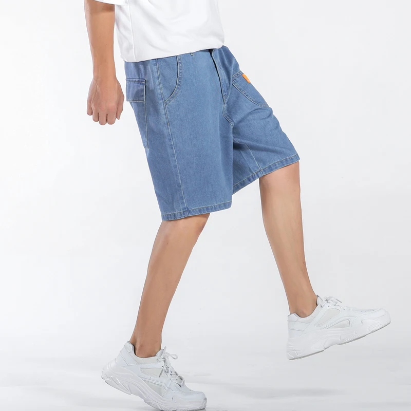 Baggy Jeans 7XL Plus Size Denim Jeans Mens Shorts Jeans High Quality Casual Pants Denim Trousers Fashion Male 2022 Summer New
