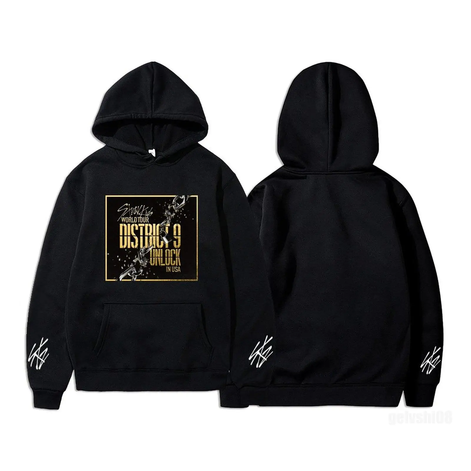 

Men's Hoodie Kpop Korea Band Stray Kids Printed Hoodies Women Female sweatshirt Oversized Pullovers Fashion Boys Clothing