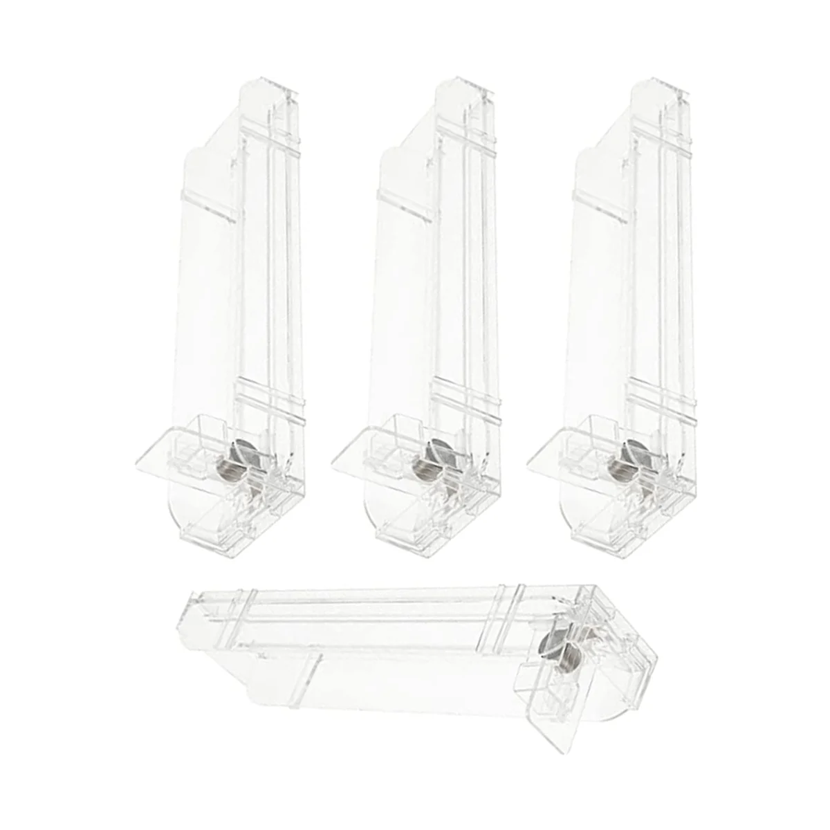 

4Pcs Pushers Clear Display Case Dispenser Car Hud Showcase Rack Cigarrette Display Shelves Auto-Push Case