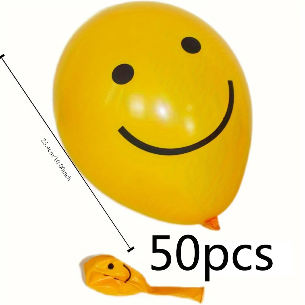 

Желтые шары с мультяшными смайликами 10 дюймов