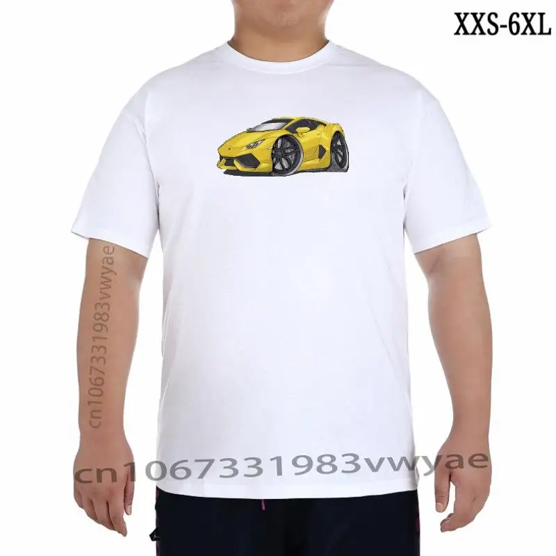 

Huracan Yellow Black Koolart T Shirt for Men XXS-6XL