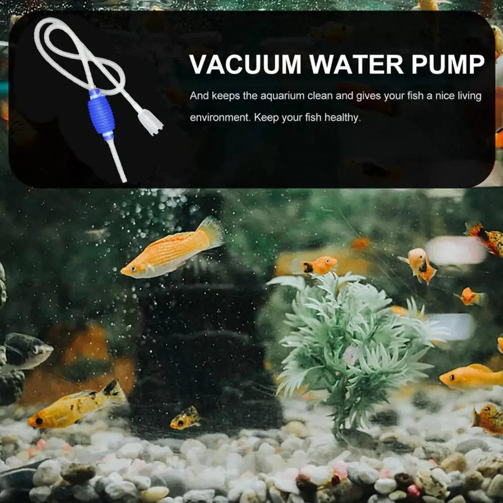 Аквариумный очиститель воды ручной для аквариума с фильтром в сетку аксессуары