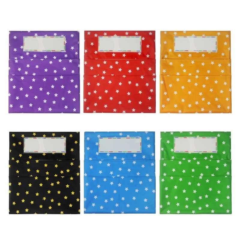 

Chair Pocket Back Storage with Multiple Pockets for School Classrooms 96BA