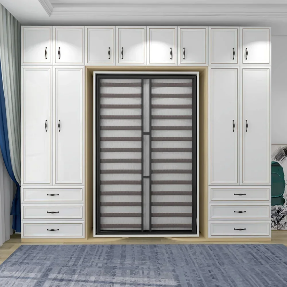 Изготовленная на заказ современная скрытая кровать экономия места складная