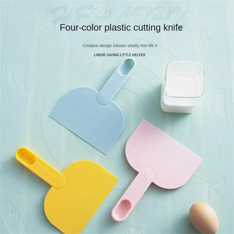 Multi-function Cream Scraper Plastic Dough Cutter Baking Tools Pastry Bread Spoon Knife Noodle Cutter for Kitchen Accessories