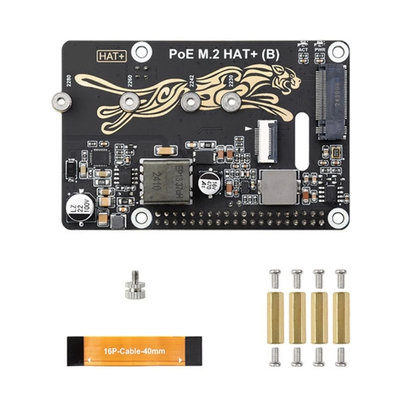Адаптер Y1UB PCIe M.2 для RPi 5 поддерживает функцию NVMe Power over Ethernet высокую скорость