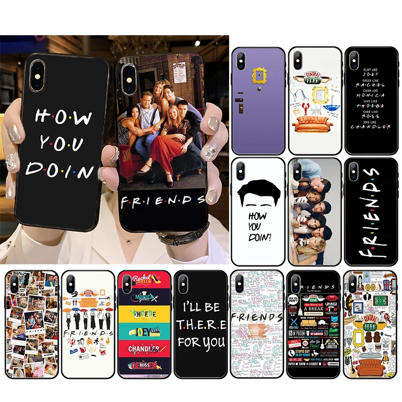 

Friends Tv Show How You Doin Phone Case For iphone 14 Pro Max 13 Pro Max 12 mini 12Pro Max SE2 11 11Pro XS MAX XR 7 8 Plus