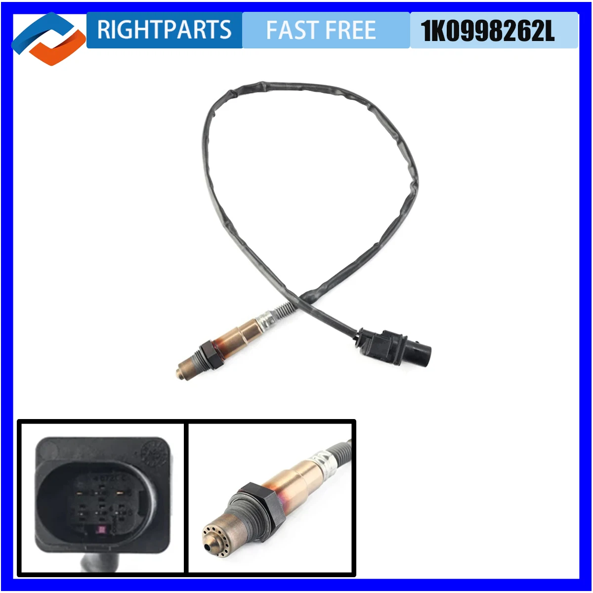Датчик кислорода Right parts для AUDI A1 A3 A4 A5 A6 A8 Q5 Q7 R8 1 4-5.6.0T 2003-2016 0258017178 1K0998262L - купить по