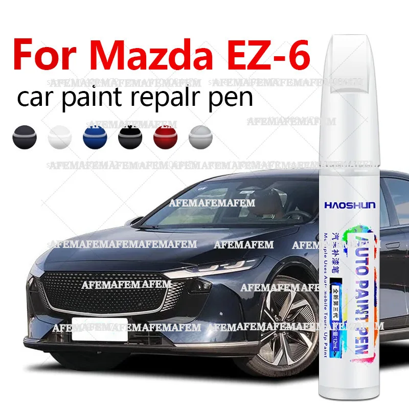 Фото Ремонтный карандаш для авто Mazda EZ-6 2024-2025: синий 42M, серый 46G, белый 12M, красный 25D, золотой 46V №2