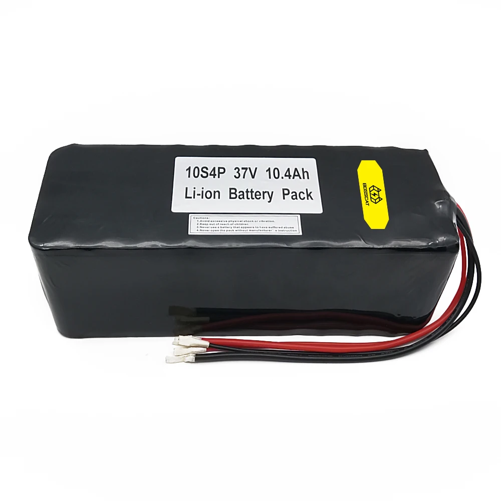 

10S4P 37V 10.4Ah Rechargeable Lithium Battery Pack for Scooter Electric Bike Battery Power Supply Li-ion Batteries Cell