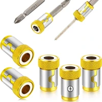 5pcs universal magnetic ring alloy magnetic ring screwdriver bits anti corrosion strong magnetizer drill bit