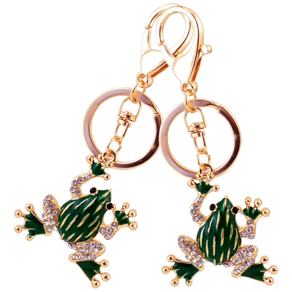 

Backpack Rhinestone Key Chain Bag Hanging Ornament Purse Charms Handbags Chains Women Animal Decor