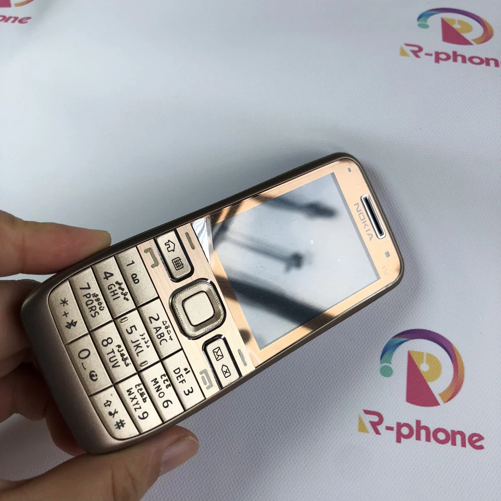 Nokia E52 оригинальный мобильный телефон Bluetooth WIFI GPS 3G сотовый русская клавиатура