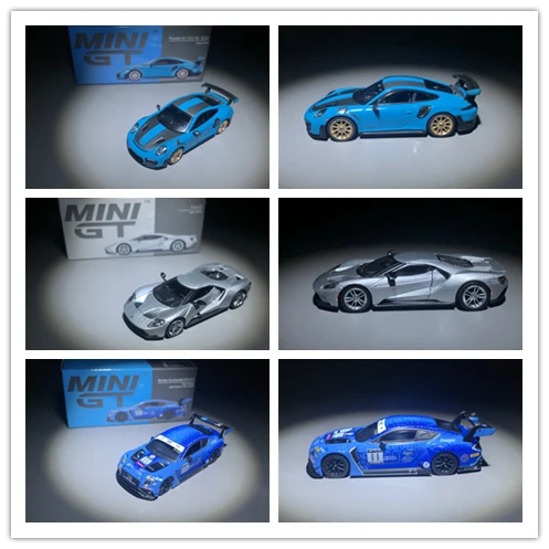 

Intheboxtoys MINIGT 1/64 340 344 335 Ford GT 991 GT2 RS Bentley Continental GT3 #11 Super run DieCast Model Car Toy Car