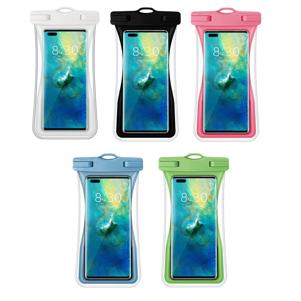 

IPX8 Waterproof Bag TPU Swim Cover Transparent Smartphone Waterproof Pouch Waterproof Cell Phone Case for Phone under 7.2 Inches