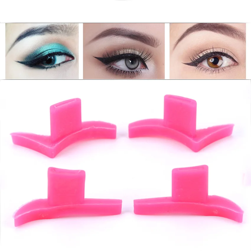 

2PCS/1 Pair Eyeliner Template Fashion Style Mold Professional Makeup Winged Cat Eyeliner Template Makeup Tools eyeliner stencil